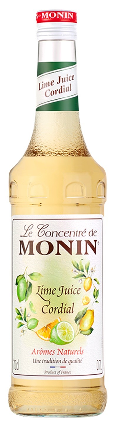 MONIN LIME JUICE CORDIAL 6 X 70 CL